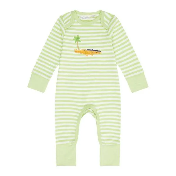 Sense Organics sense-organics Baby Romper/Schlafanzug *Kroko* Gots & Fairtrade | Sense Organics – Produktbild 1 von 1