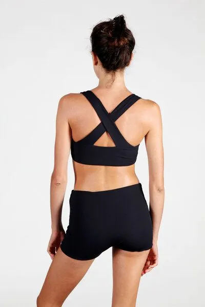 RENDL RENDL Top No.1 - Bikini Top mit breiten, überkreuzten Trägern, Schwarz, – Produktbild 4 von 4