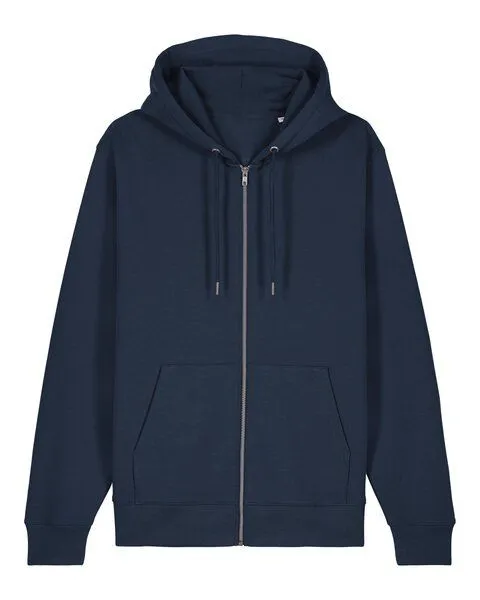 Gary Mash GARY MASH Zipjacke mit Kapuze, Unisex aus Biobaumwolle, Blau, – Produktbild 2 von 4
