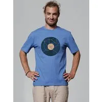 watapparel watapparel T-Shirt Unisex Broken Vinyl, Bright blue, – Produktbild 1 von 1