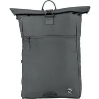 FUCHS & REBELL FUCHS & REBELL PIET Rolltop Rucksack – Stylisch & praktisch mit Rücken-Zipper, Komplett grau, – Produktbild 1 von 1