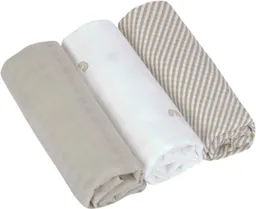 Lässig Lässig Stoffwindeln Swaddle & Burp Blanket, L, Rainbow (Set, 3-St) – Produktbild 1 von 1