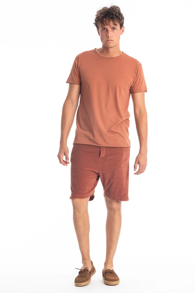RAVENS VIEW IBIZA RAVENS VIEW IBIZA Herren vegan Sweat Shorts Costa Bronze, Hellbraun, – Produktbild 2 von 2