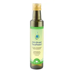 Dr. Jacob's Dr. Jacob's DHA + EPA TocoProtect 250 ml Algenöl Olivenöl Omega-3 vegan – Produktbild 1 von 1
