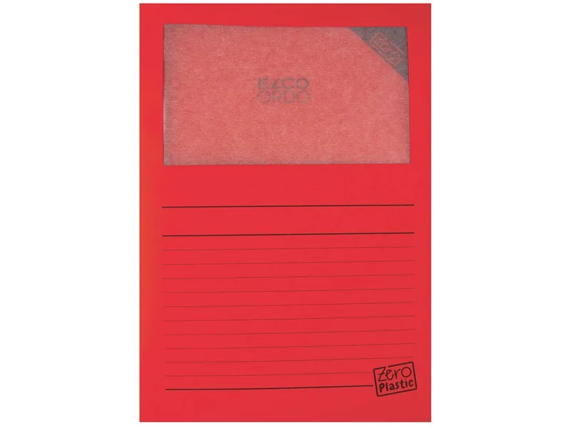 Elco 100 Elco Sichtmappe/Fenstermappe "Ordo zero" rot – Produktbild 1 von 1