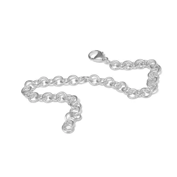 Jonathan Radetz Jewellery Jonathan Radetz Jewellery Armband LOOP, Silber 925, Sterlingsilber, Länge 18 - 20 cm, Handmade in Germany – Produktbild 3 von 3
