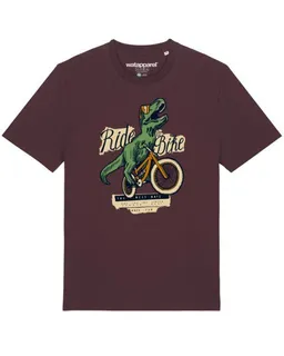 watapparel watapparel T-Shirt Unisex T-Rex Fahrrad – Produktbild 1 von 1