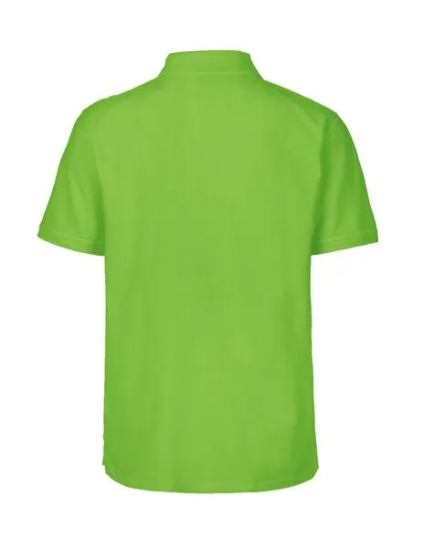 Neutral® - 3FREUNDE Neutral® - 3FREUNDE Männer Poloshirt, Lime, – Produktbild 3 von 4