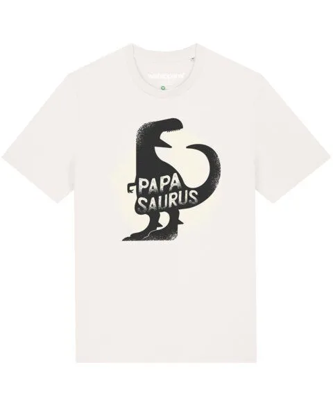 watapparel watapparel T-Shirt Unisex Papasaurus, Off white, – Produktbild 1 von 4