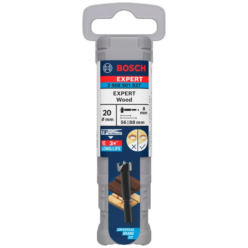 Bosch Professional Bosch Professional Bosch EXPERT Forstnerbohrer Wood, 20 mm, D8 mm – Produktbild 1 von 1