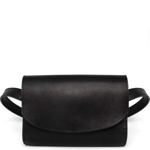 Marin et Marine Marin et Marine Paris Bag Bauchtasche - Handtasche aus fairem Leder, Black, – Produktbild 1 von 4