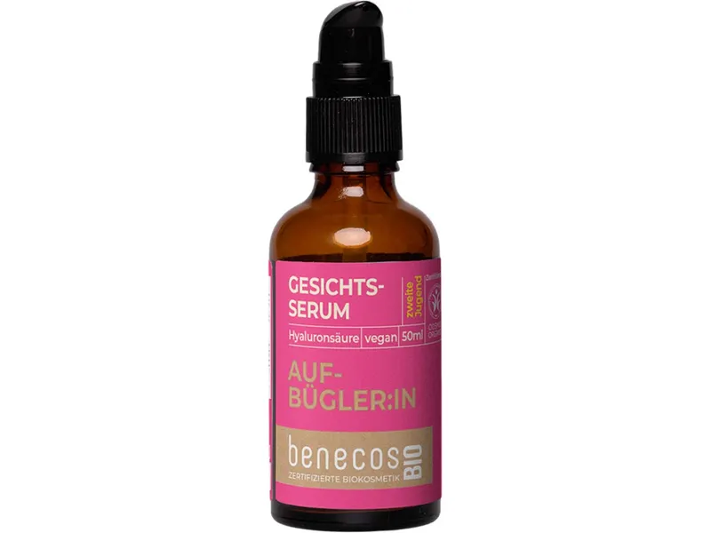Benecos benecos Bio-Gesichtsserum "zweite Jugend" mit Hyaluronsäure, 50 ml – Produktbild 1 von 1