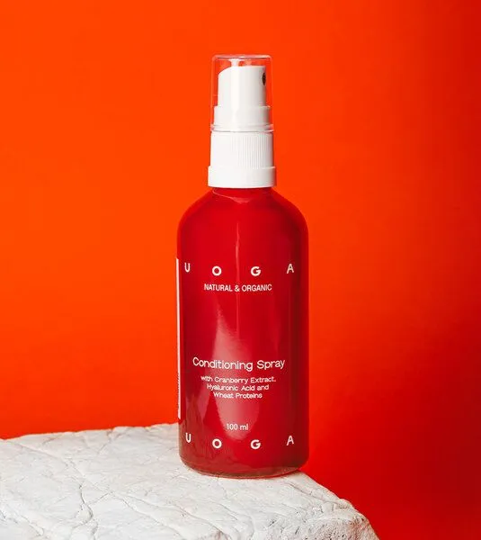 Uoga Uoga Uoga Uoga Conditioner Spray Leave-in mit Hyaluronsäure & Weizenproteinen – Produktbild 2 von 4