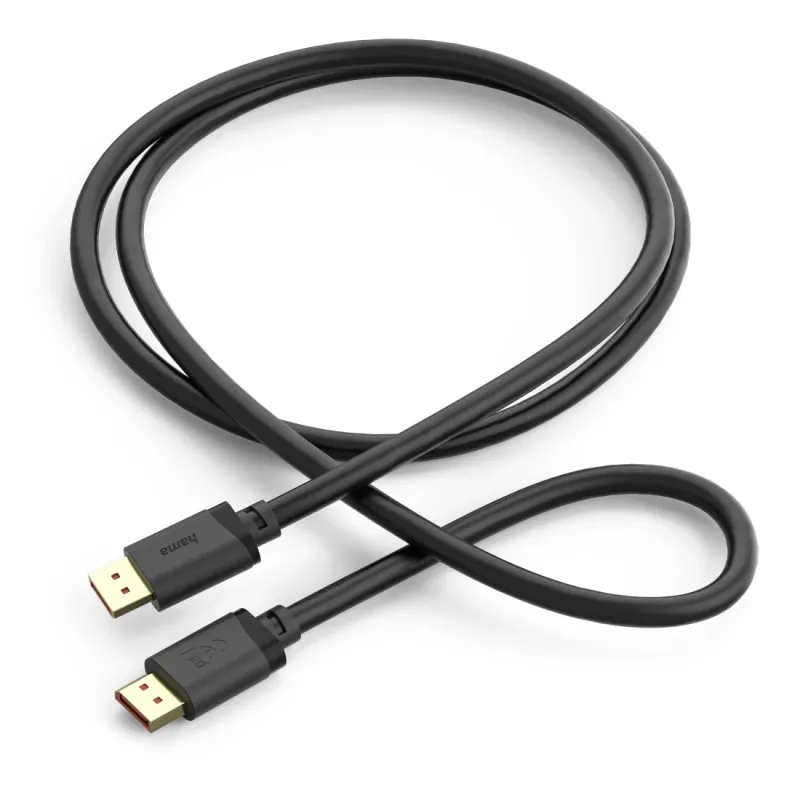 Hama Hama DisplayPort-Kabel, DP 2.1, Ultra-HD 16K, 80 Gbit/s, 2 m – Produktbild 3 von 5