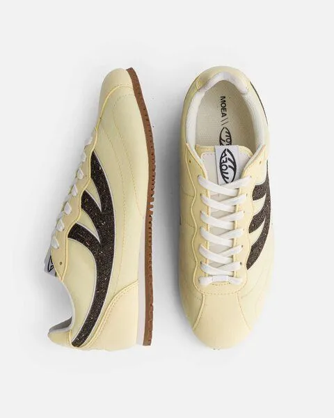 MoEa MoEa Sneakers Rise - Yellow & Black - Seaweed, Black, – Produktbild 2 von 4