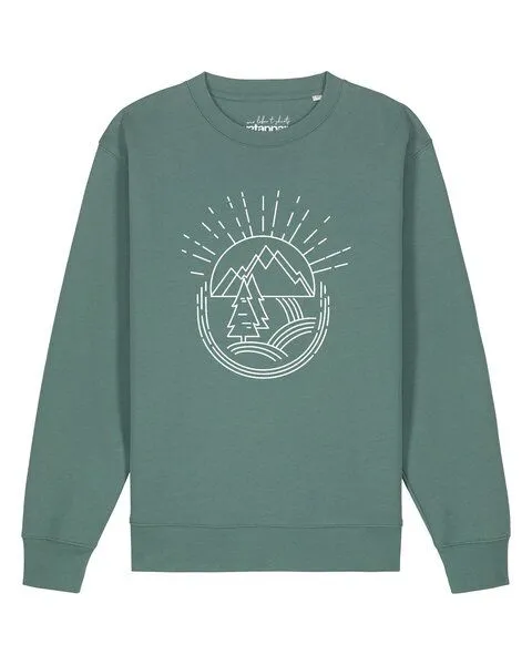 watapparel watapparel Sweatshirt Unisex Natur ist schön, Green bay, – Produktbild 1 von 2