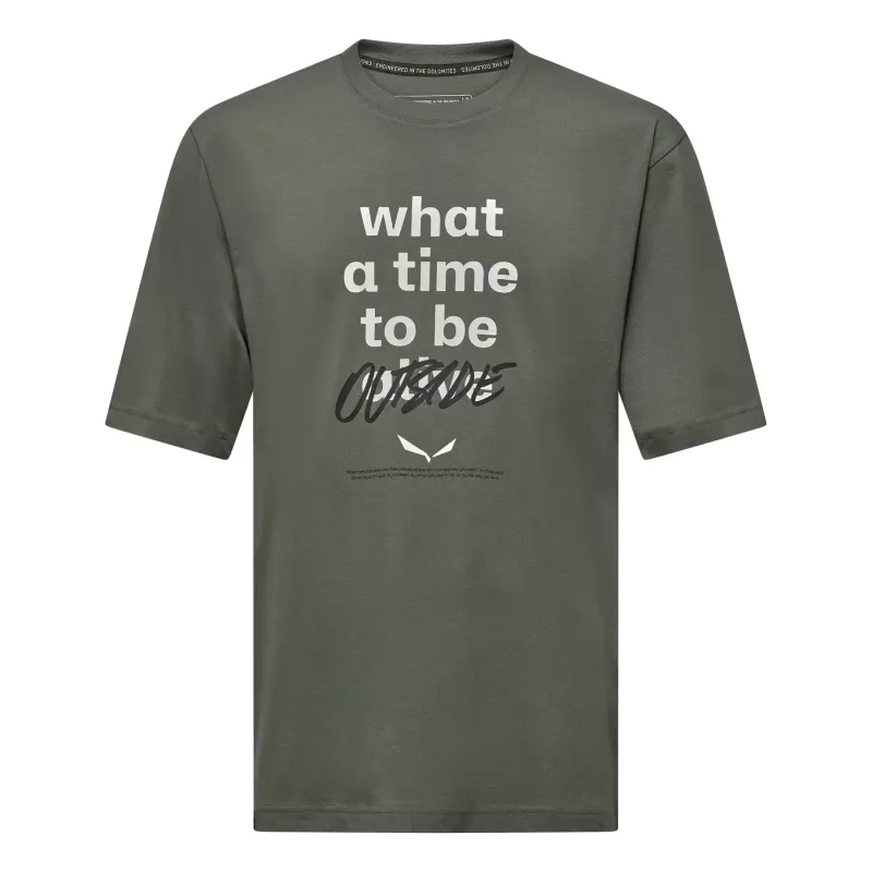 Salewa T-Shirt Salewa Eagle Outside, Vert, – Produktbild 1 von 1