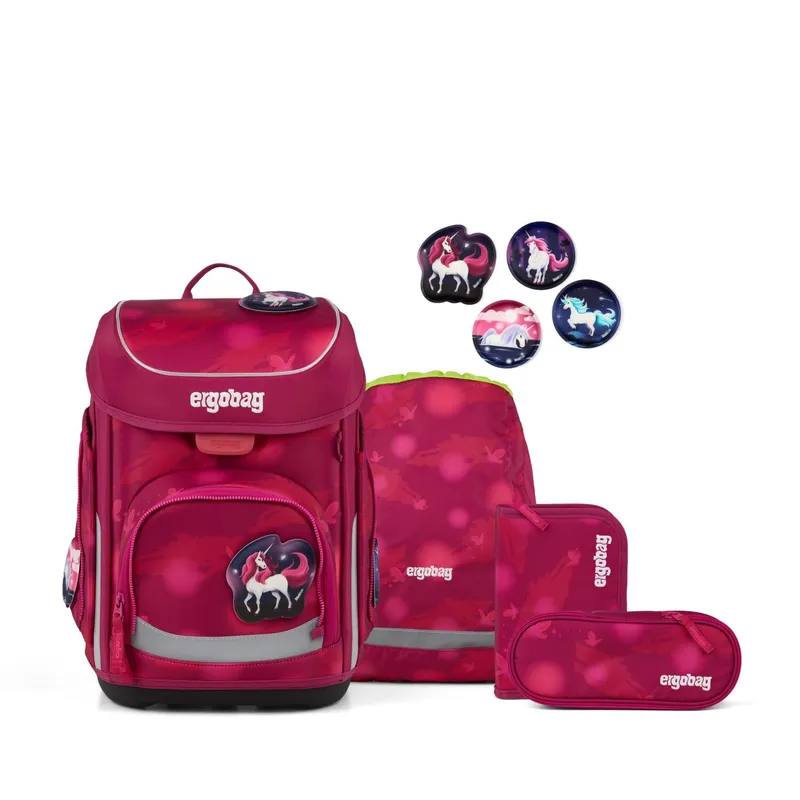 Ergobag Ergobag cubo Schulranzen, 5-teiliges Set, Kollektion 2026 MondzauBär, Pink, – Produktbild 2 von 2