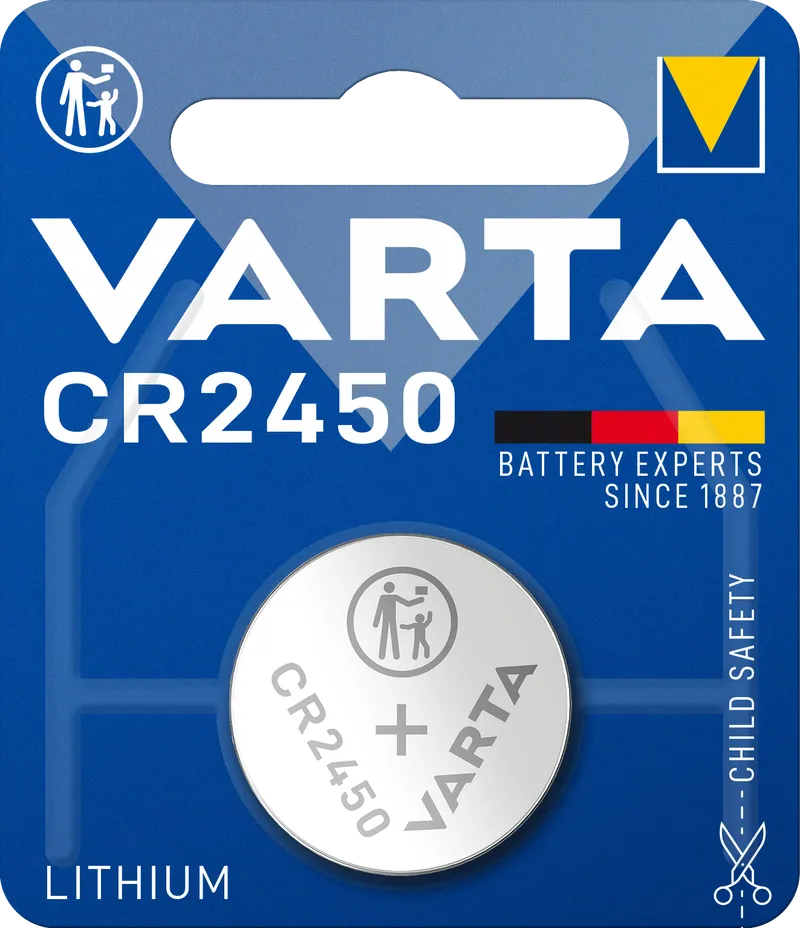 Varta Varta Lithium-Knopfzelle 'CR2450', 3V – Produktbild 3 von 5