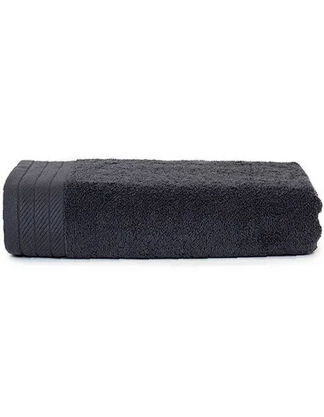 The One Towelling® The One Towelling® Badetuch Saunatuch Schwimmbadtuch schweres Frottee 100 x 180cm Organic Cotton 550gr/m², Anthrazit, – Produktbild 1 von 1