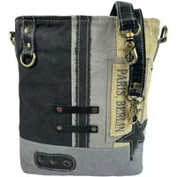 Sunsa Sunsa Canvas Umhängetasche - Vintage Stil Damen Schultertasche mit Stern – Produktbild 1 von 1