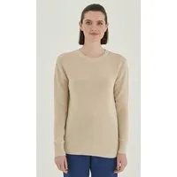 ORGANICATION ORGANICATION Pullover aus Bio-Baumwolle, Ecru, – Produktbild 1 von 1