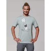 watapparel watapparel T-Shirt Unisex Kleiner Astronaut mit Luftballon, Aloe, – Produktbild 1 von 1