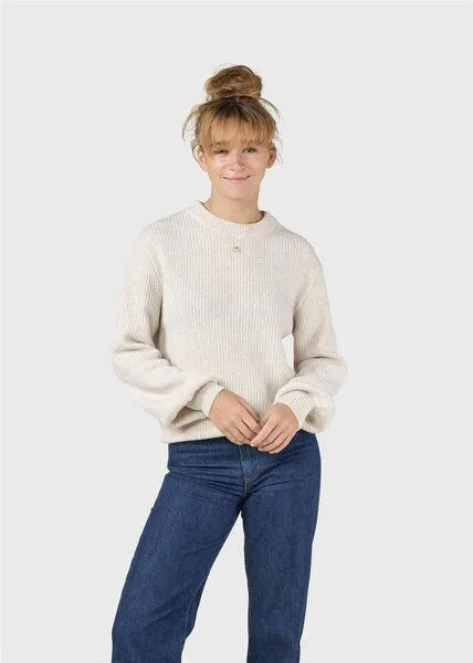 Klitmøller Collective Klitmøller Collective Merino-Pullover Modell: Gerda, Pastel sand (beige), – Produktbild 2 von 4