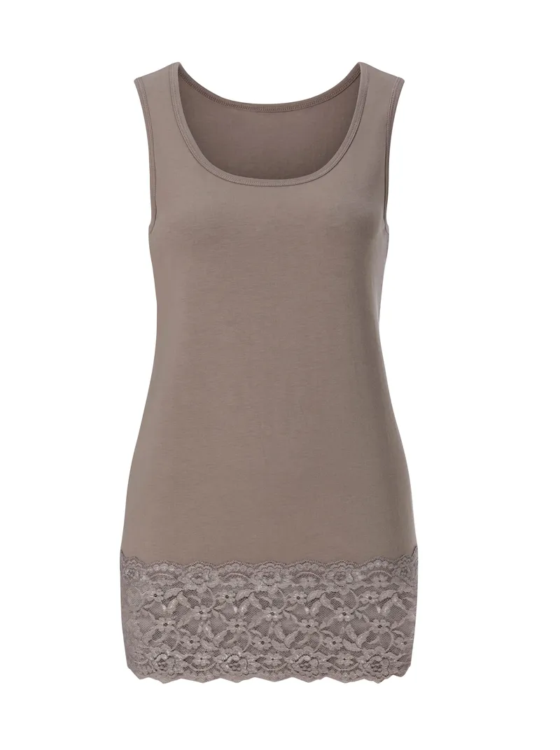 Witt Spitzentop, Taupe, – Produktbild 1 von 3