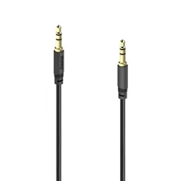 Hama Hama Audio-Kabel, 3,5-mm-Klinken-St. - St., Stereo, vergoldet, ultradünn, 1,5 m – Produktbild 1 von 1