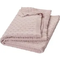 HANS NATUR Babydecke Bio-Baumwolle Strick Pointelle altrosa Maße 80 x 100 cm – Produktbild 1 von 1