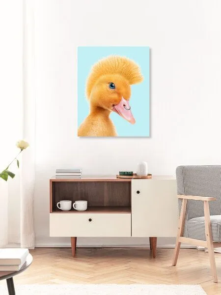 Photocircle Photocircle Wandbild / Kunstdruck / Poster / Leinwand - Punk Ente – Produktbild 3 von 4