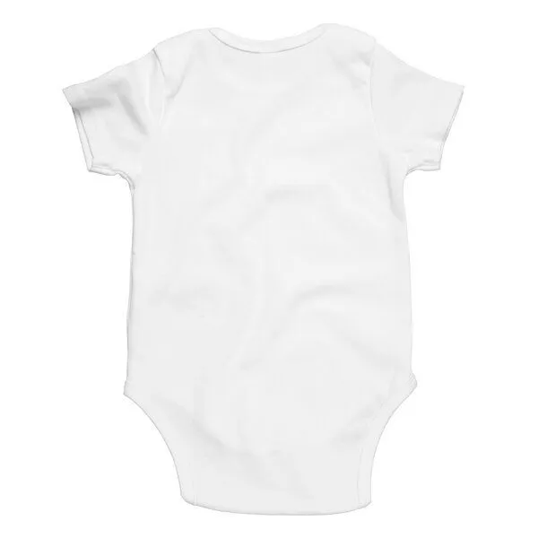 HANDGEDRUCKT HANDGEDRUCKT "Schreihals" Baby Body, Weiß, – Produktbild 2 von 4