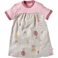 HANS NATUR Kinder Kleid Kurzarm Bio-Baumwolle Ballon rosa Gr.122/128 – Produktbild 1 von 1