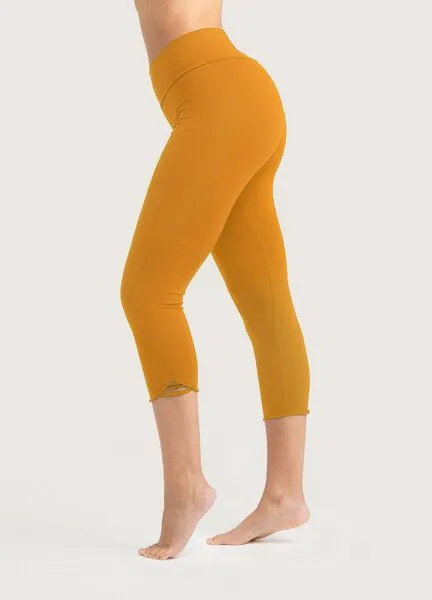 Frija Omina Frija Omina Bio Capri Leggings Feel, Safran, – Produktbild 1 von 2