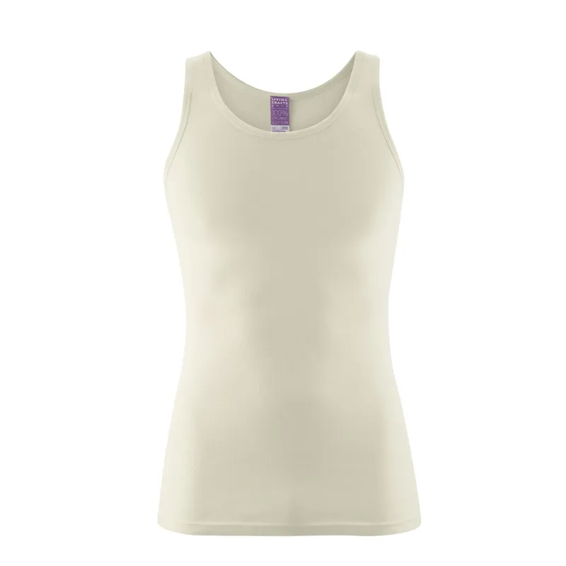 Living Crafts Living Crafts Herren Unterhemd (100% Bio-Baumwolle), Beige, – Produktbild 1 von 2