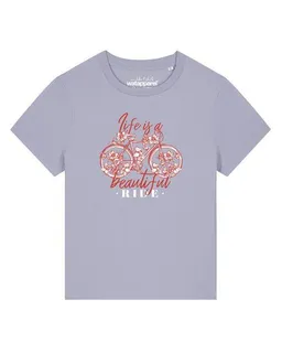 watapparel watapparel T-Shirt Frauen Life is a beautiful ride – Produktbild 1 von 1