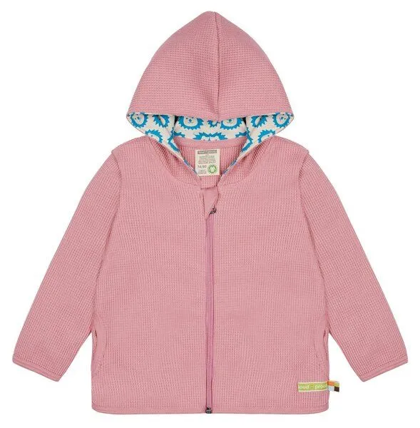 loud + proud loud + proud Jacke Waffel, GOTS-zertifiziert, Sorbet(rosa), – Produktbild 1 von 2