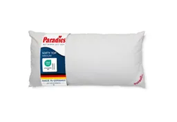Paradies Paradies Kopfkissen Softy Top, Kissen mit Reißverschluss, Füllung: 100% Polyester, Bezug: 100% Baumwolle, Seitenschläfer, Bauchschläfer, Rückenschläfer, Kopfkissen 40 x 80 – Produktbild 1 von 1