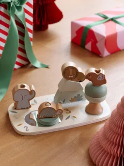 Vertbaudet Mitwachsendes Baby Stapelspiel TANSANIA aus Holz FSC® – Produktbild 1 von 1