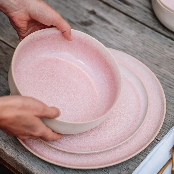 Econovo Econovo Keramikschüssel Groß 19cm, Rot-rosa (rot), – Produktbild 4 von 4