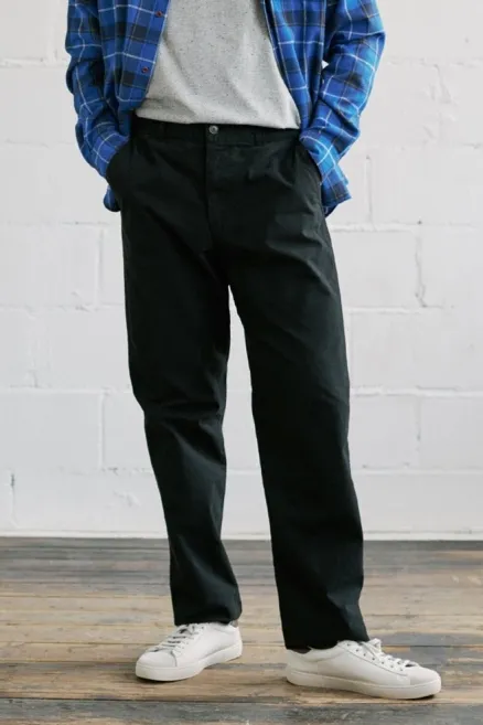 TWOTHIRDS TWOTHIRDS Herren vegan Hose Venetiko Schwarz, Schwarz, – Produktbild 2 von 2