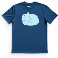 ilovemixtapes ilovemixtapes Fuchs T-Shirt Unisex Shirt, Deep teal, – Produktbild 1 von 1
