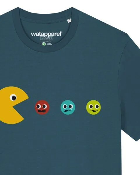 watapparel watapparel T-Shirt Unisex Pacmännchen, Stargazer, – Produktbild 3 von 3