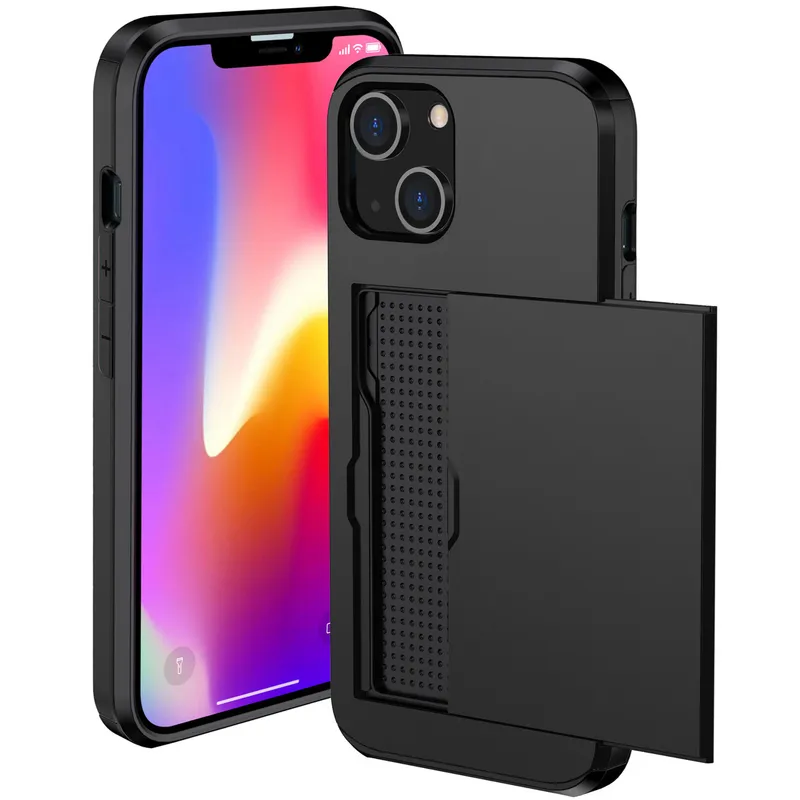 imoshion imoshion Backcover mit Kartenfach für das Apple iPhone 13, Schwarz, – Produktbild 1 von 1