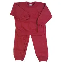 Cosilana Cosilana Kinder Frottee Schlafanzug kbT-Schurwolle, Rot, – Produktbild 1 von 1
