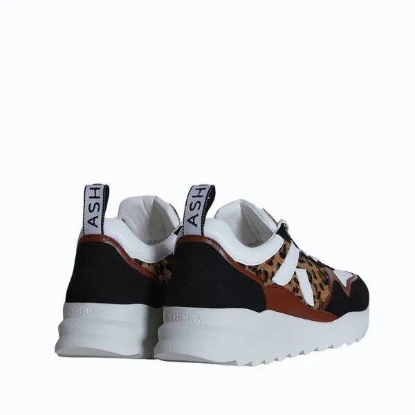 Ashoka Paris Ashoka Paris Lewis Running-Sneaker Leopard, Biobasiert & Recycelt – Produktbild 2 von 5