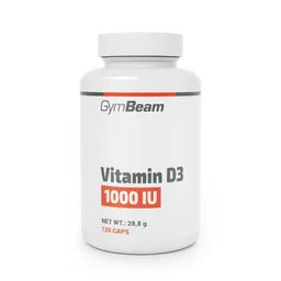 GymBeam GymBeam Vitamin D3 1000 IU 60 Kapseln – Produktbild 1 von 1