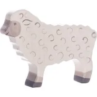 Holztiger Holztiger Holzfigur "Schaf, stehend" Auf dem Bauernhof Maße 11 x 2,3 x 8,5 cm, Natur, mehrfarbig, – Produktbild 1 von 1