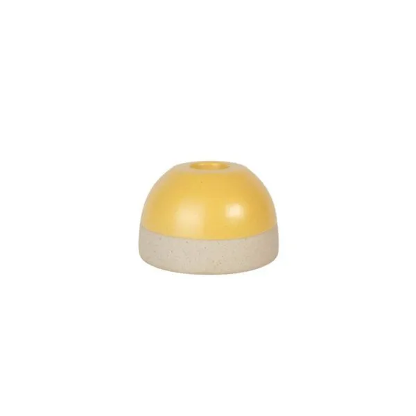 Originalhome Originalhome ReClay Stabkerzenhalter – 2er-Set, Honiggelb, – Produktbild 3 von 4